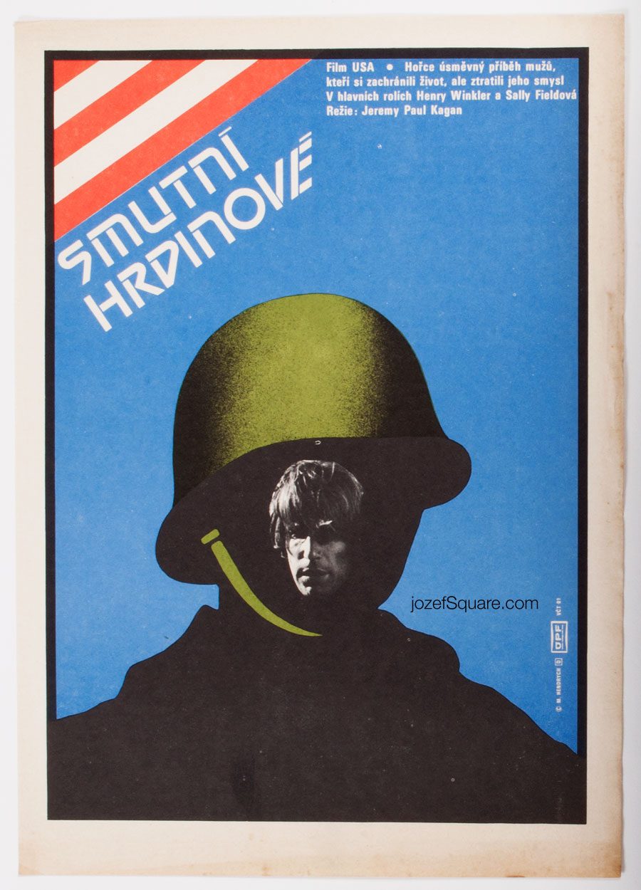 Minimalist Movie Poster, Heroes, 80s Cinema Art