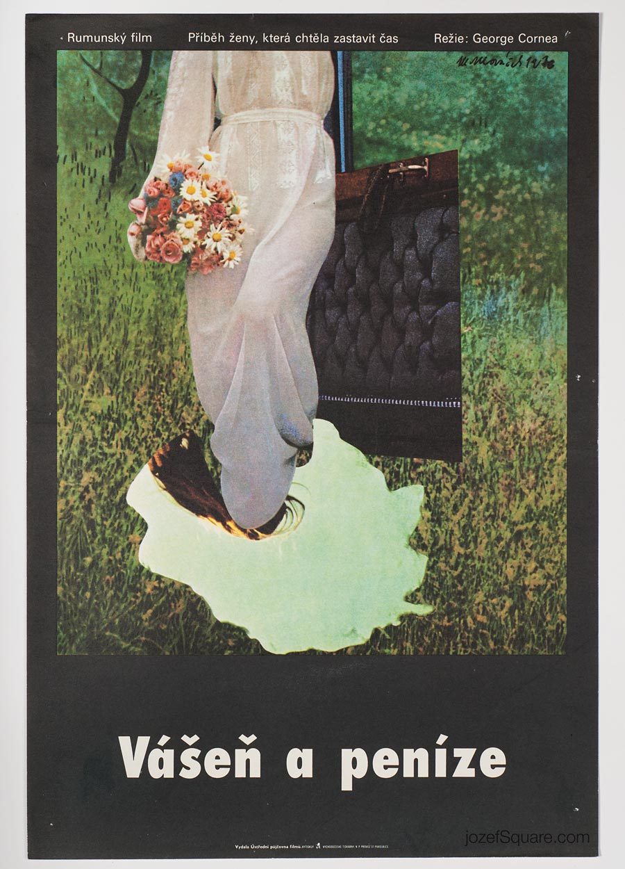 Movie Poster, Patima, Collage Artwork, 70s Cinema Art