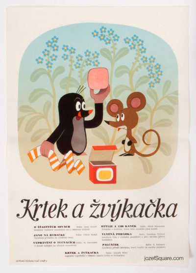 Movie Poster, The Mole and Bubble Gum, Zdenek Miler