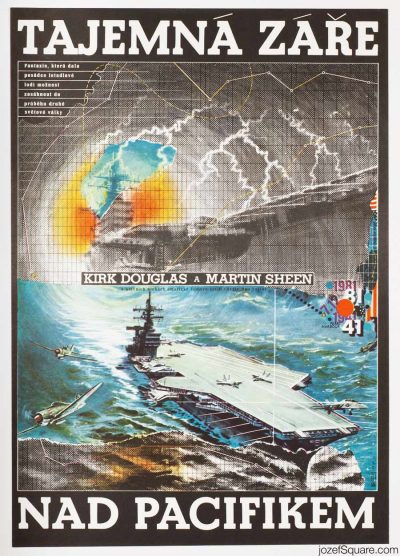 Final Countdown movie poster, Kirk Douglas, Cinema Art