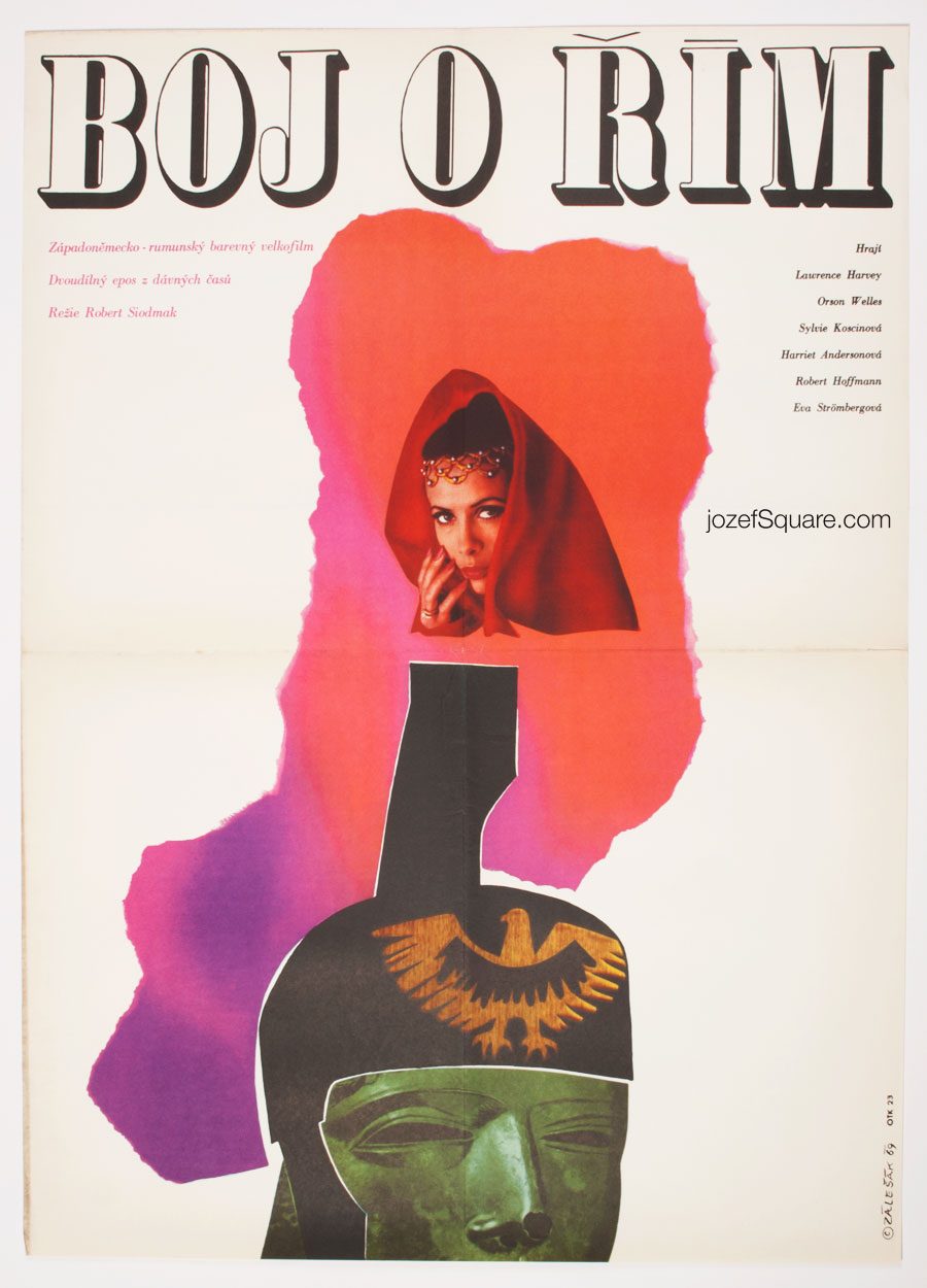 Movie Poster, The Last Roman, Orson Welles, 60s Cinema Art