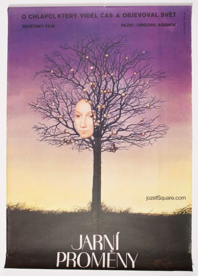 Movie Poster, Spring Changes, Surreal Poster, Cinema Art