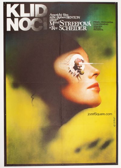 Still of the Night Movie Poster, 80s Cinema Art, Meryl Streep Illustration