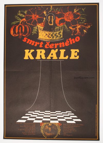 Movie Poster, Zdenek Ziegler, 70s Cinema Art