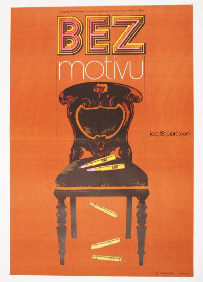 Movie Poster Without Apparent Motive, Ed McBain Cinema Art