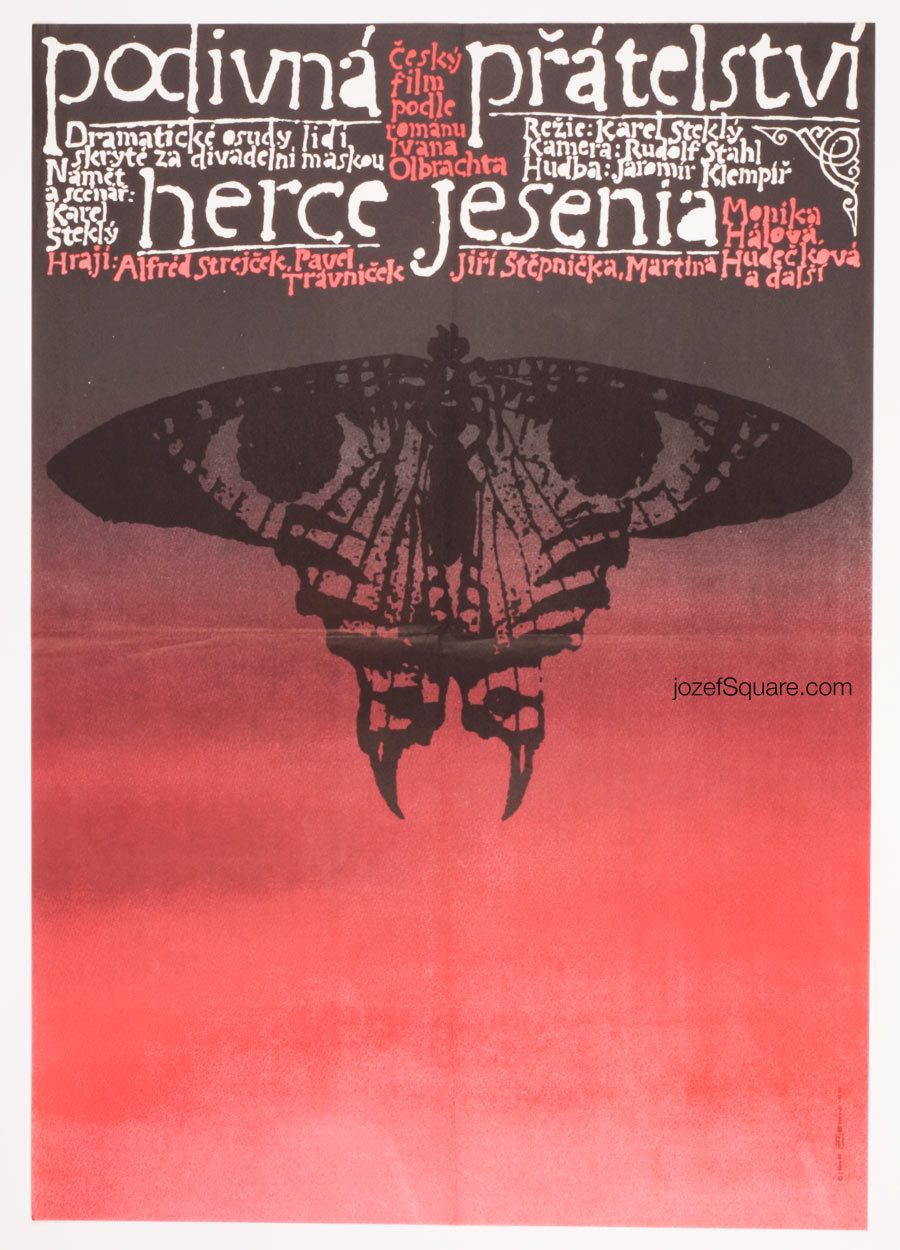 Movie Poster, Actor Jesenius' Strange Friendship, Jaroslav Sura
