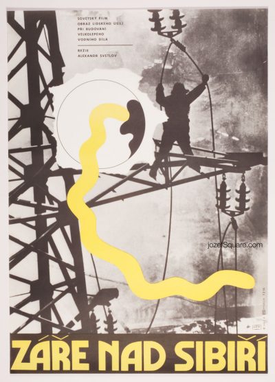 Movie Poster, Glow above Siberia, Karel Vaca