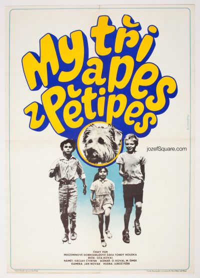 Movie Poster, Us Three and Dog from Petipsy, Alexej Jaros