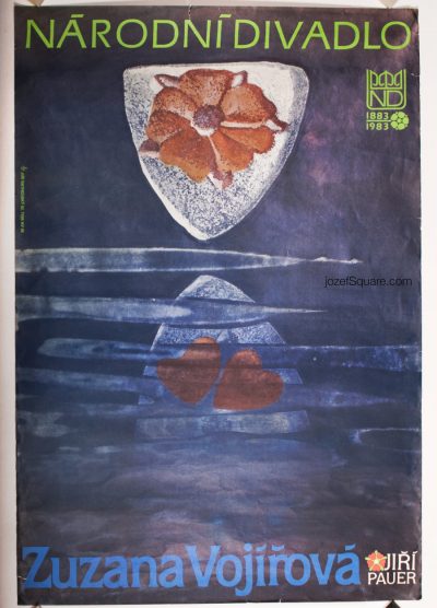 Theatre Poster, Jiri Rathousky, 80s Artwork