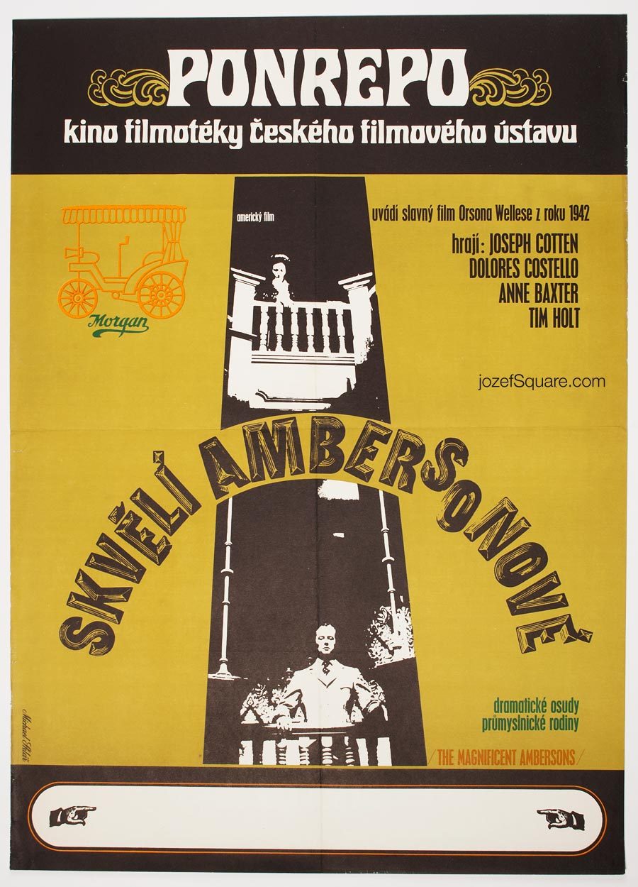 Movie Poster, The Magnificent Ambersons, Orson Welles