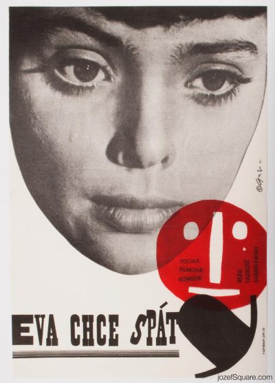 Movie Poster, Eve Wants to Sleep, 60s Polish Cinema