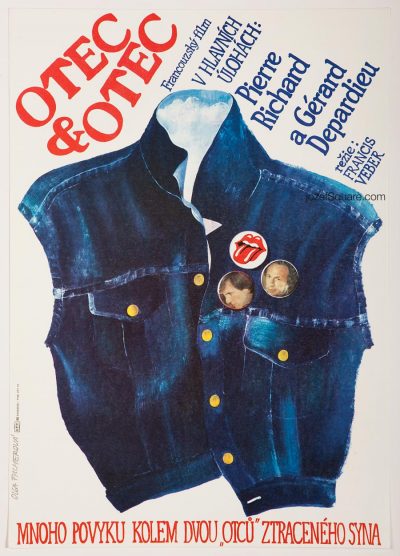 Movie Poster, The ComDads, 80s Cinema Art