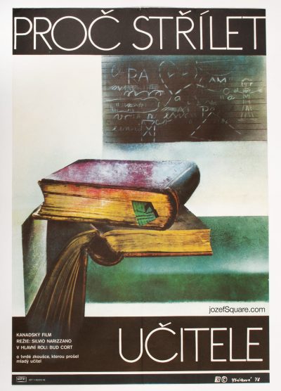 Movie Poster, Why Shoot the Teacher, 70s Cinema Art
