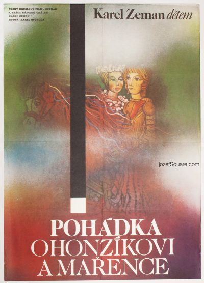 Kids Movie Poster, The Tale of John and Mary, Zdenek Ziegler