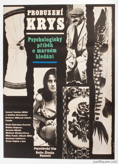 Movie Poster, The Rats Woke Up, 60s Cinema Art
