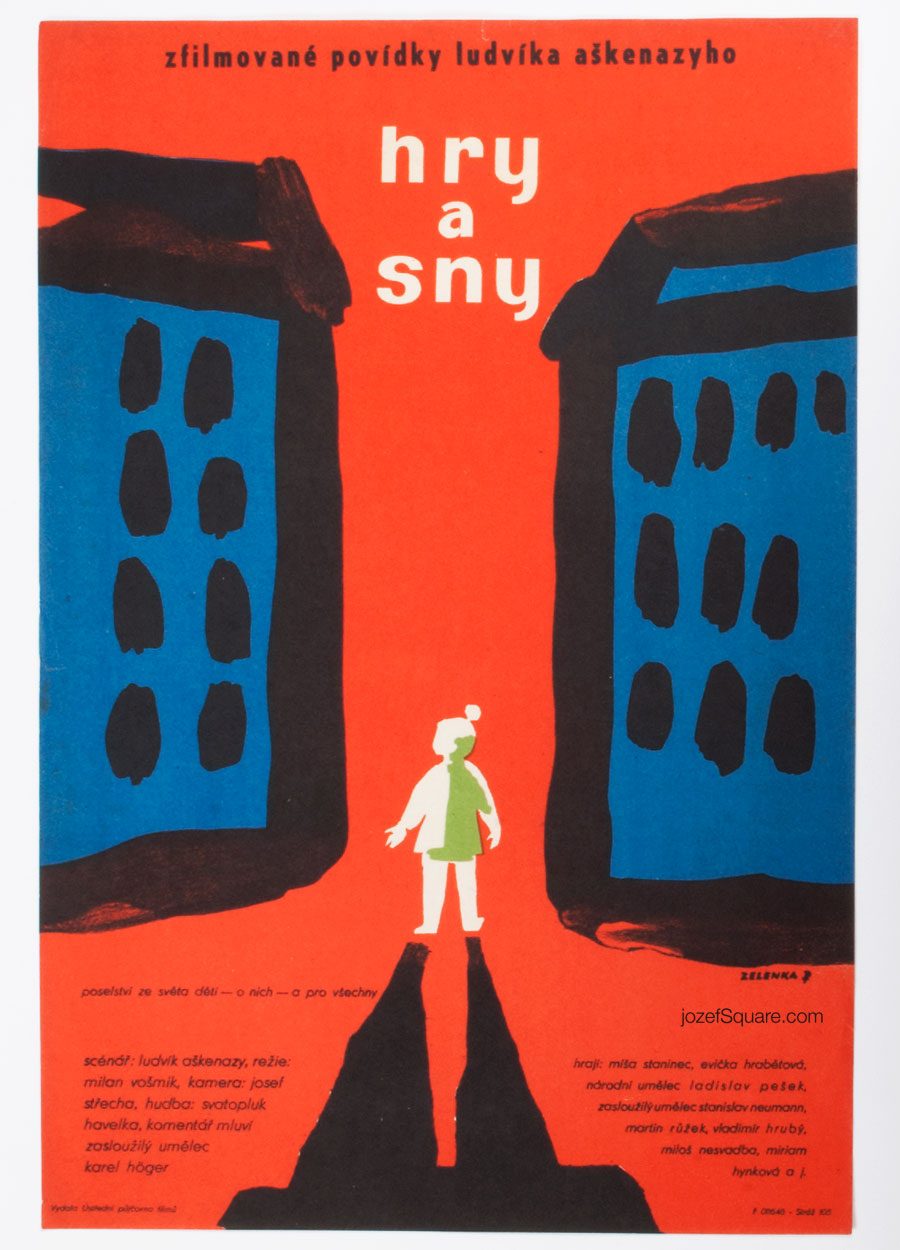 50s Movie Poster, Games and Dreams, Frantisek Zelenka