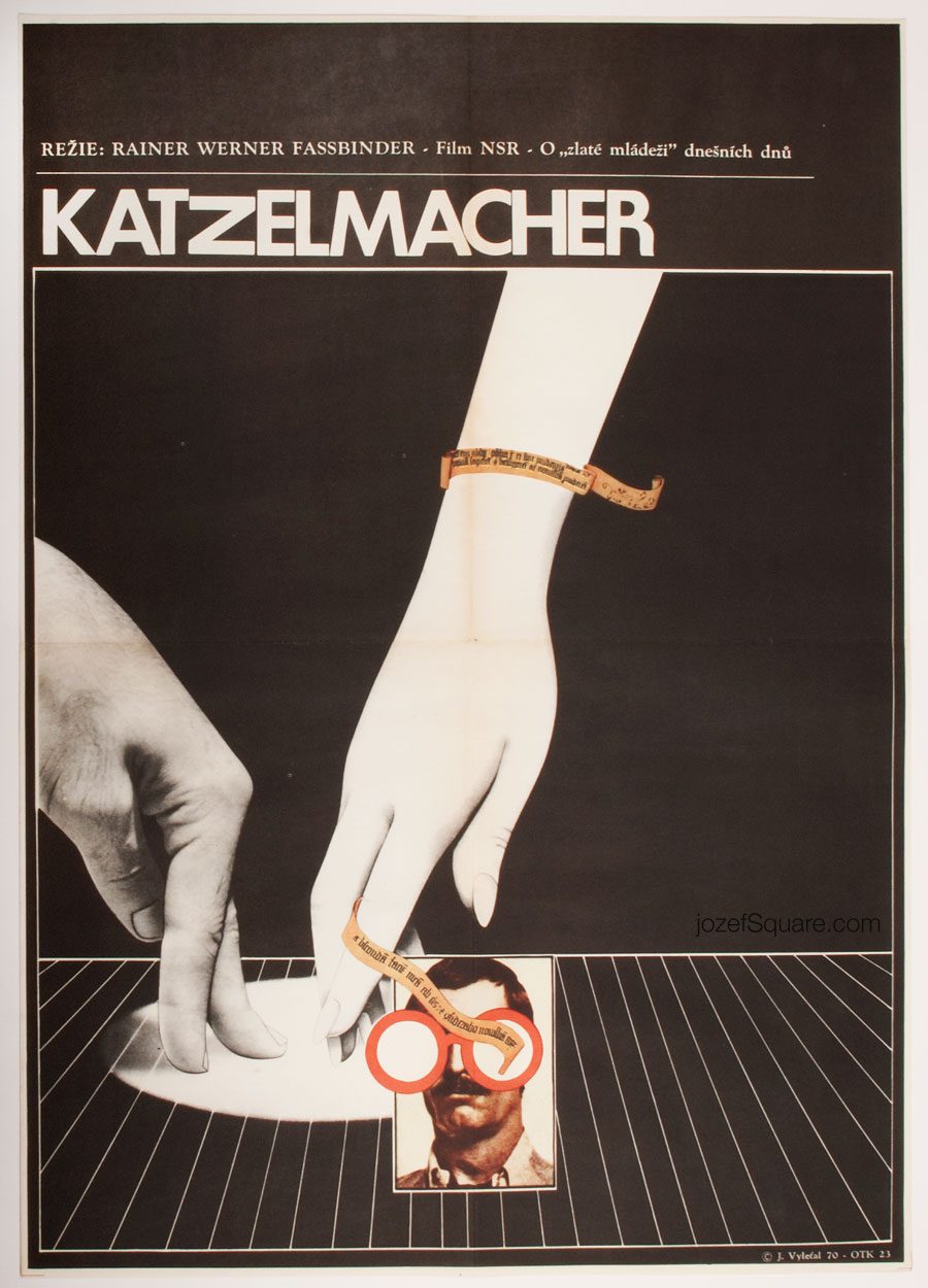 Katzelmacher Movie Poster, Rainer Werner Fassbinder, 60s Cinema Art