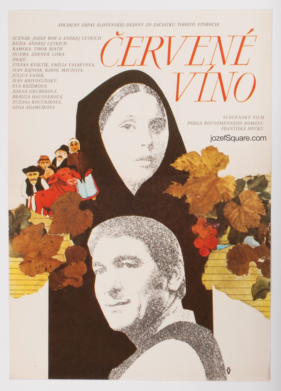 Movie Poster, Red Wine, Andrej Lettrich