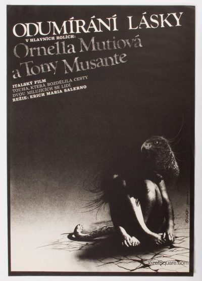 Movie Poster, Break Up, Ornella Muti, 80s Cinema Art