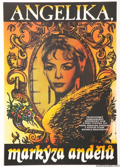 Movie Poster, Angelique, 80s Cinema Art