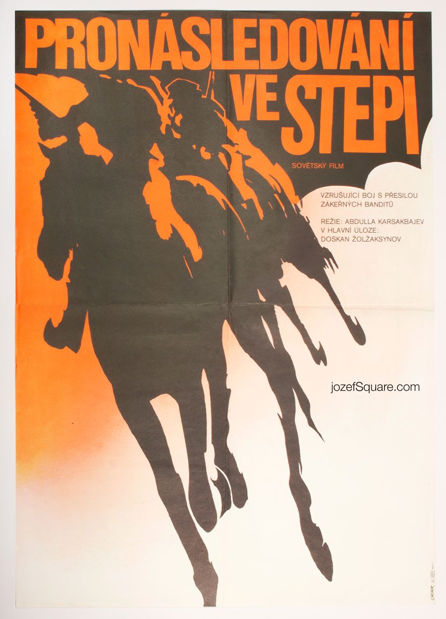 Movie Poster, Pursuit in the Steppe, Jan Weber