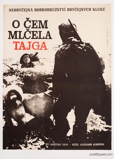 Movie Poster, The Tayga Was Silent, 60s Cinema Art