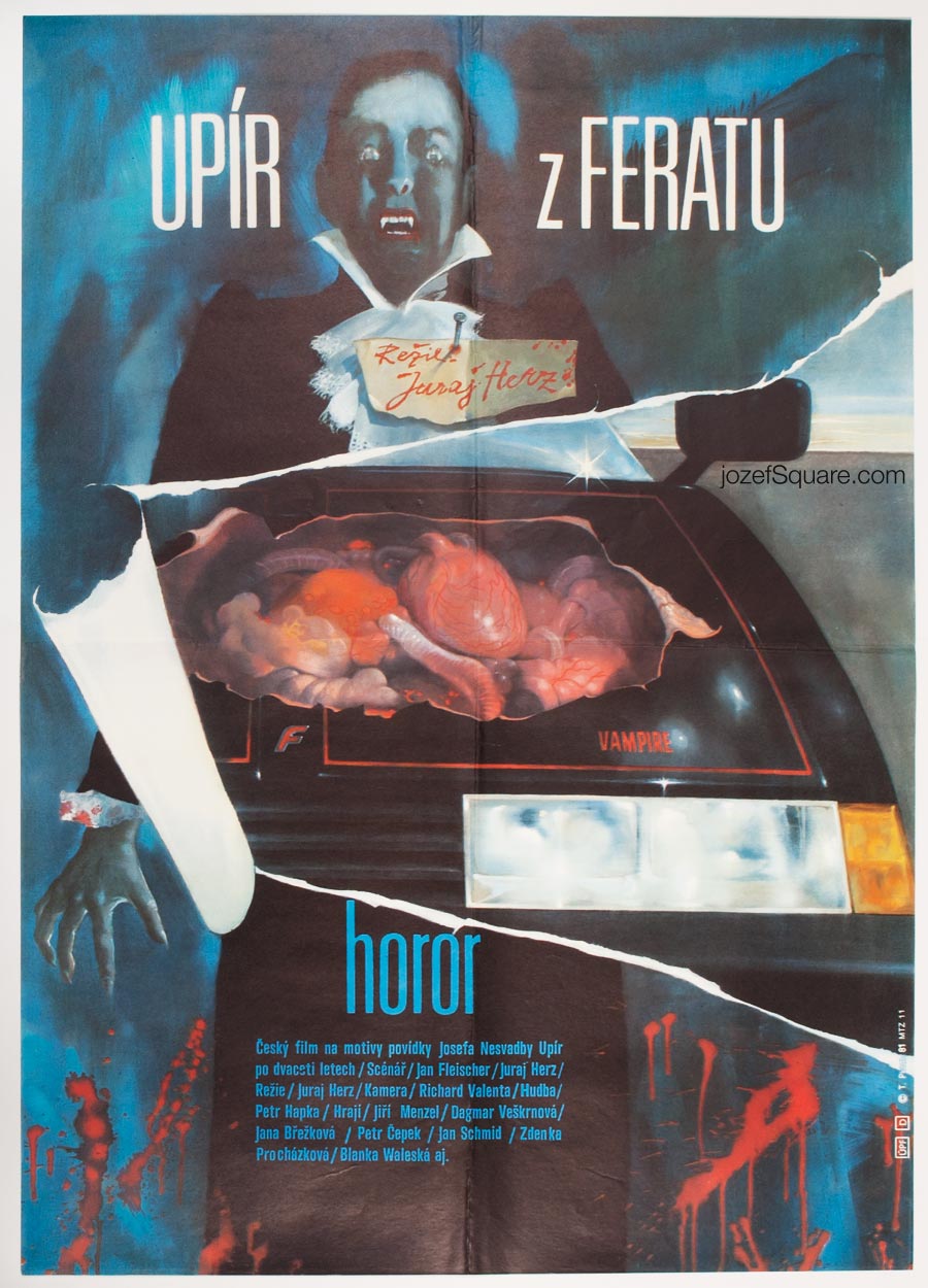 Movie Poster, Ferat Vampire, Juraj Herz