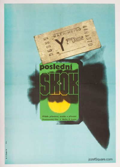 Movie Poster, Last Leap, 70s Cinema Art