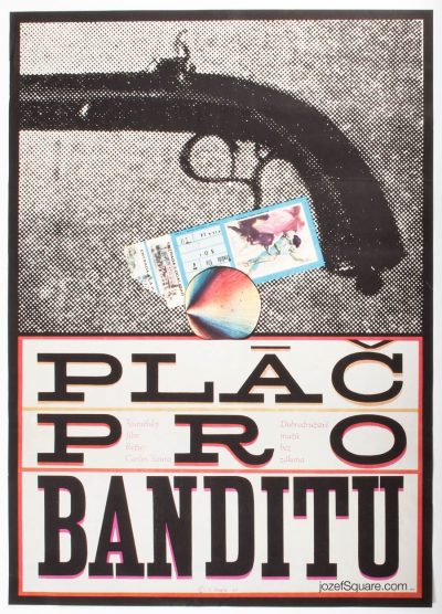 Movie Poster, Weeping for a Bandit, Zdenek Ziegler