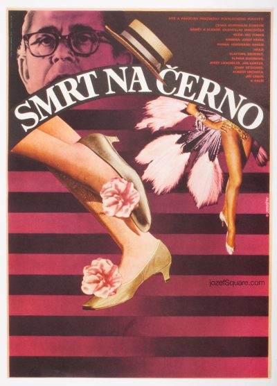 Movie Poster, Black Market Death, 70s Cinema Art
