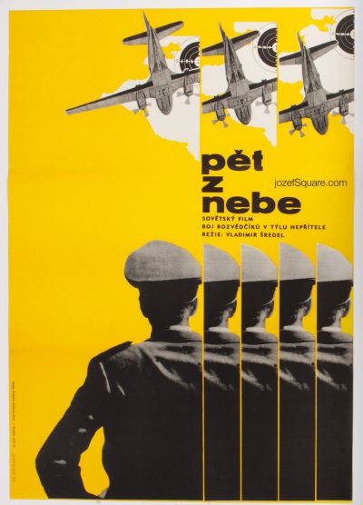 Minimalist Montage Poster, Five from the Sky, Alexej Jaros