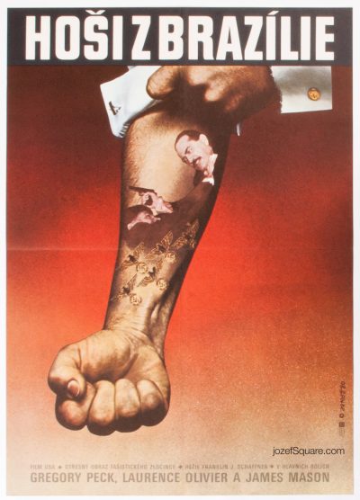 Movie Poster, The Boys from Brazil, 80s Cinema Art