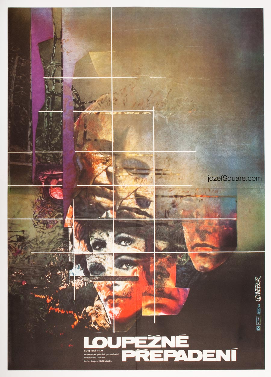 Movie Poster, Robbery, 70s Cinema Art