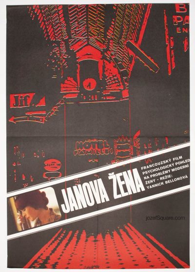 Movie Poster, Johns Wife, 70s Cinema Art