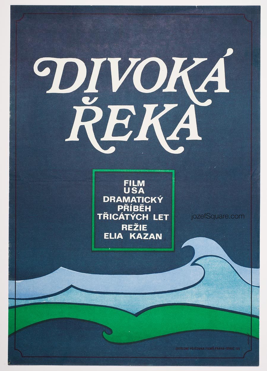 Movie Poster, Wild River, Elia Kazan, 70s Cinema Art
