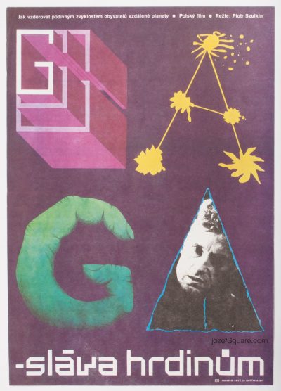 Sci-fi Movie Poster, Ga-ga, Glory to the Heroes, 80s Cinema Art