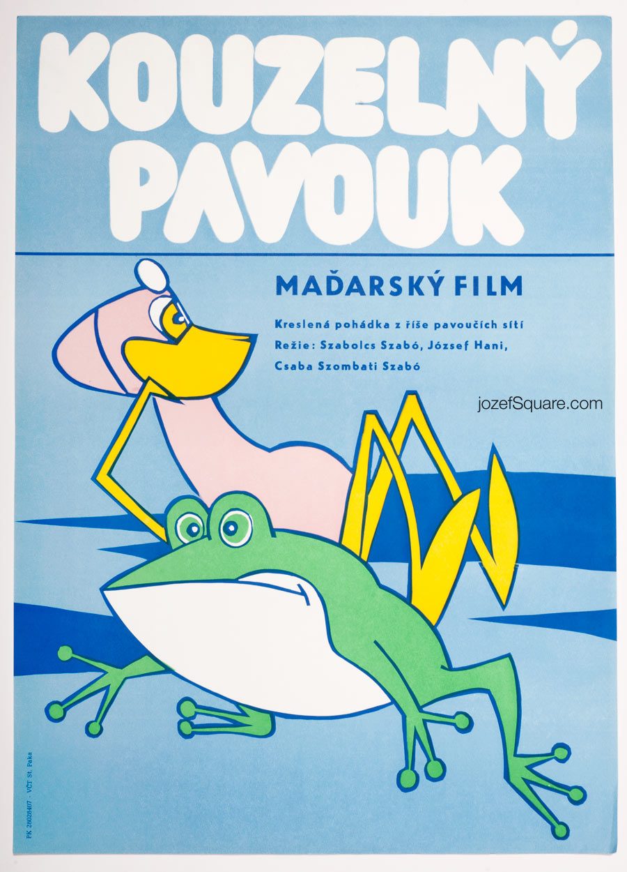 Movie Poster, Water Spider, Wonder Spider, 80s Cinema Art