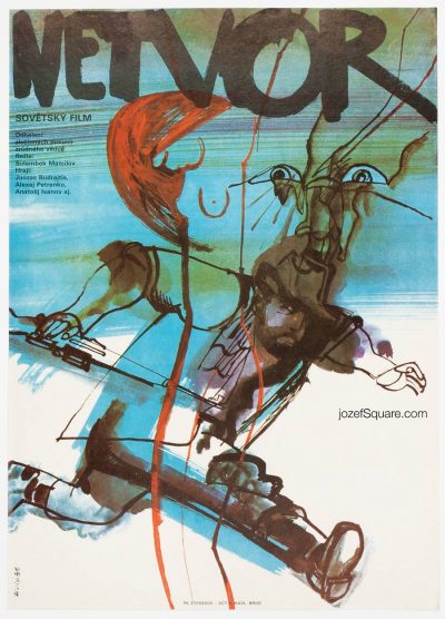 Movie Poster, Day of Wrath, 80s Cinema Art