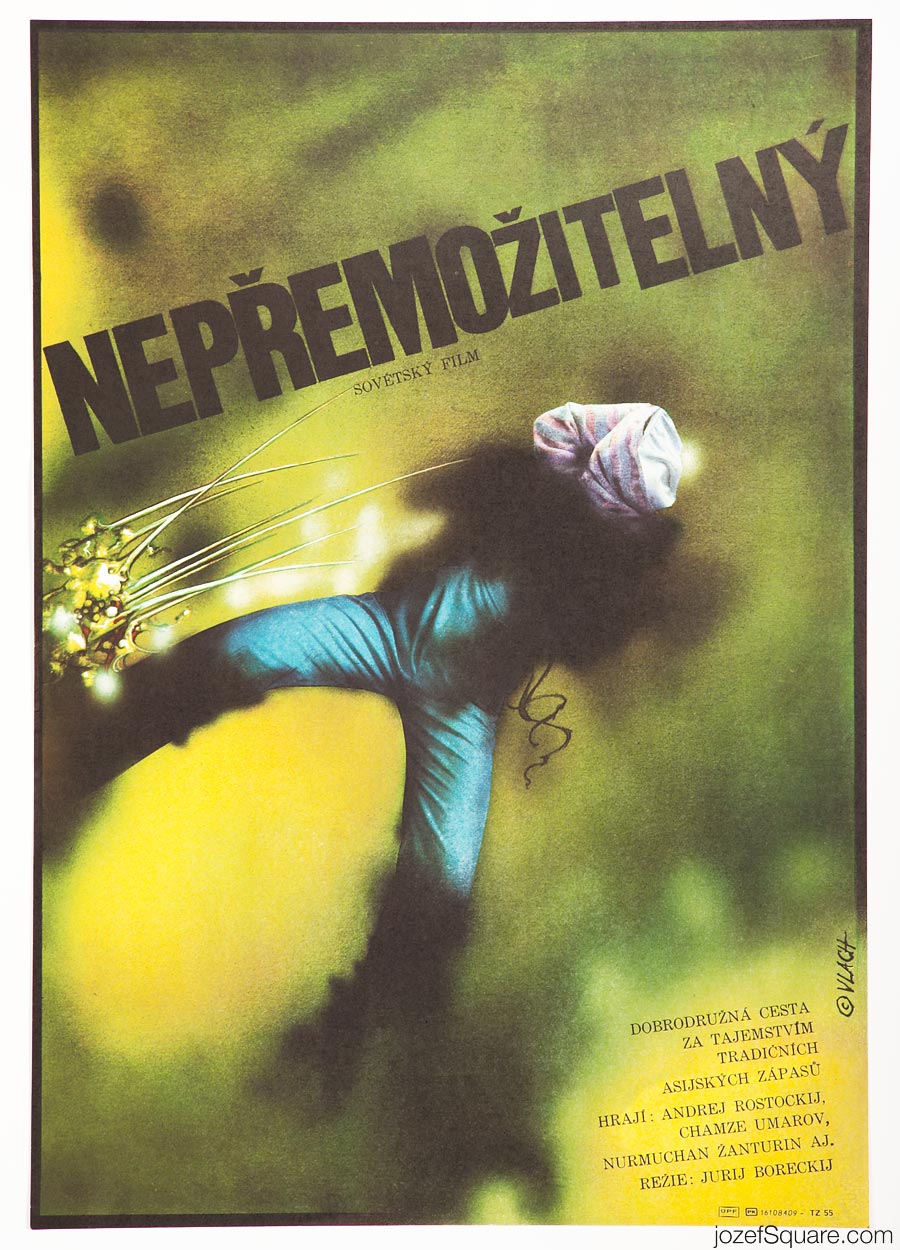 Movie Poster, Invincible, 80s Cinema Art
