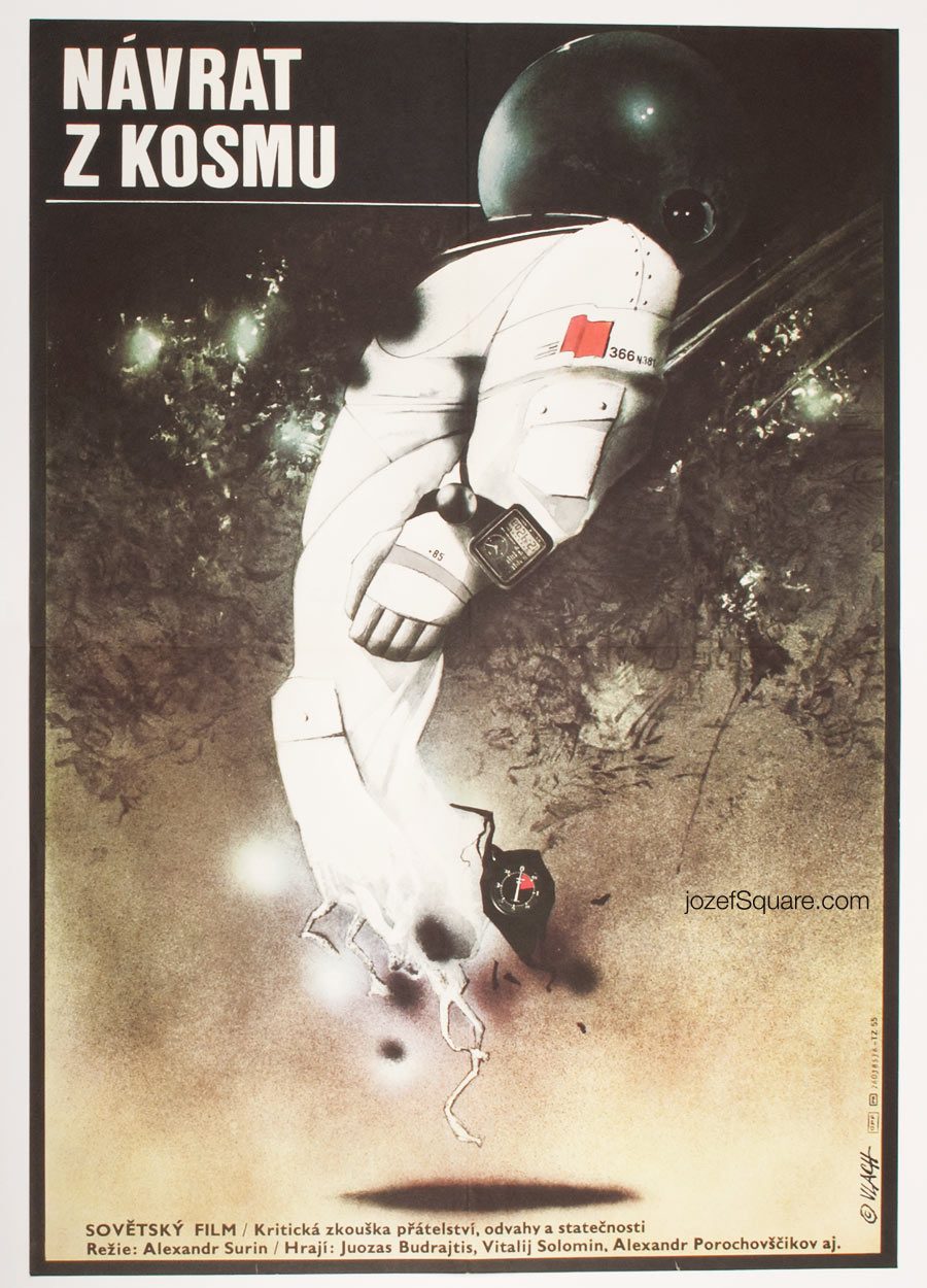 Sci-fi Movie Poster, Return from Orbit, Zdenek Vlach
