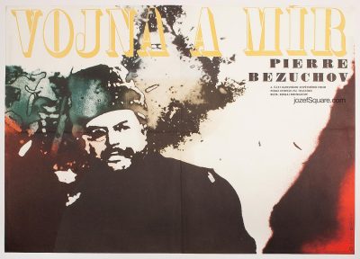 War and Peace IV Movie Poster, Frantisek Zalesak, 60s Cinema Art