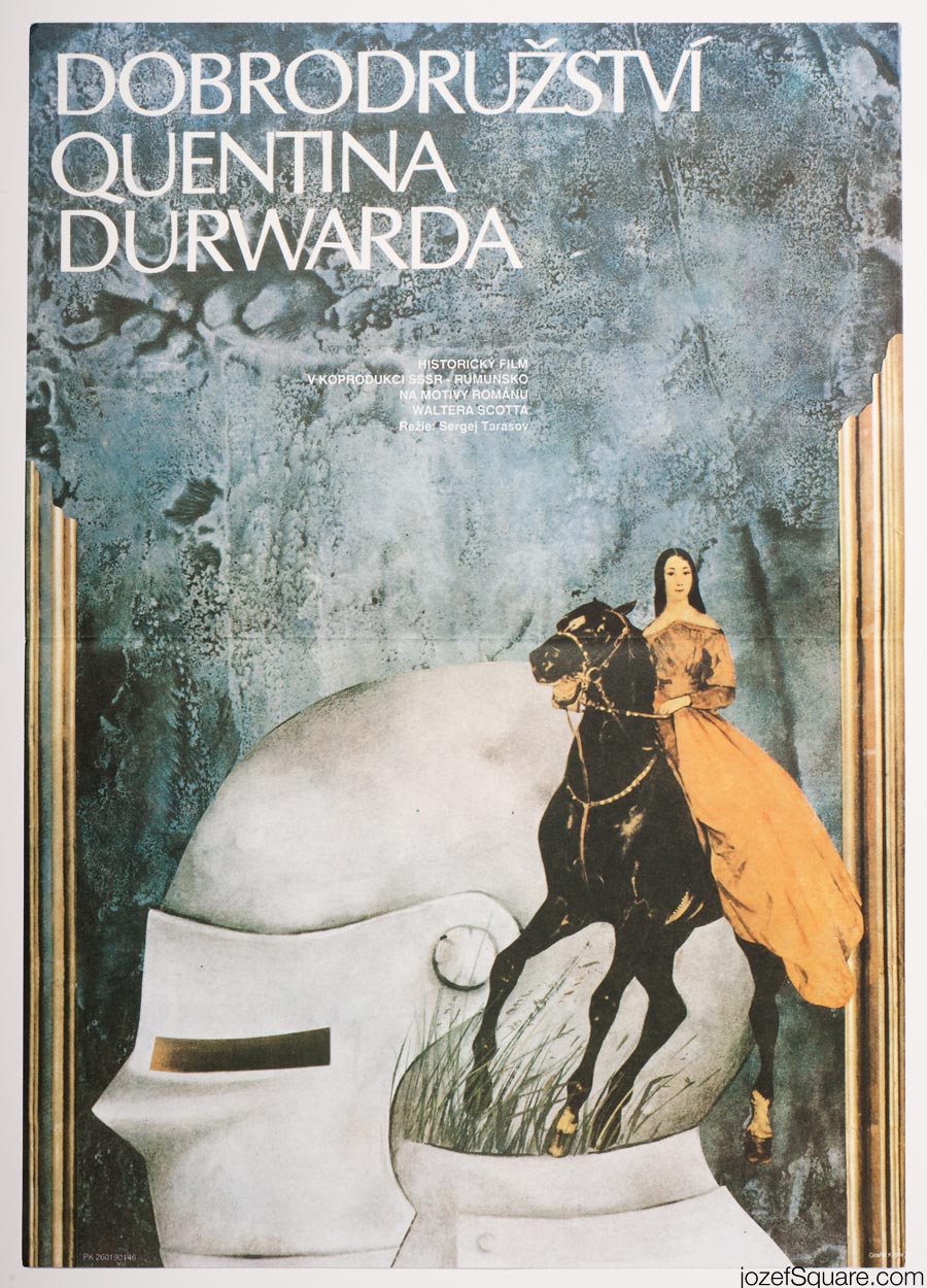 Movie Poster, Adventures of Quentin Durward, Hana Hejzlarova