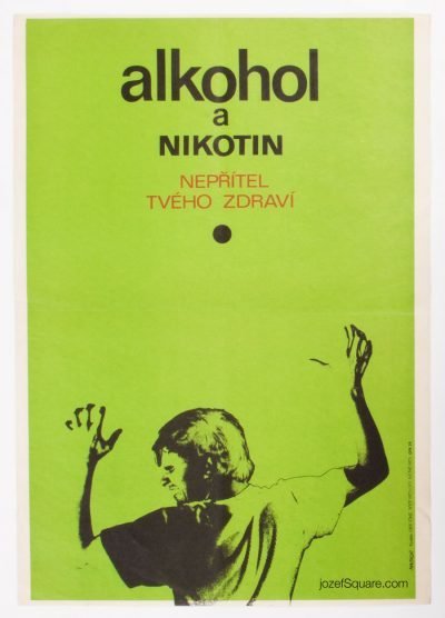 Health Advertising Poster, Alcohol and Nicotine, Michal Machon