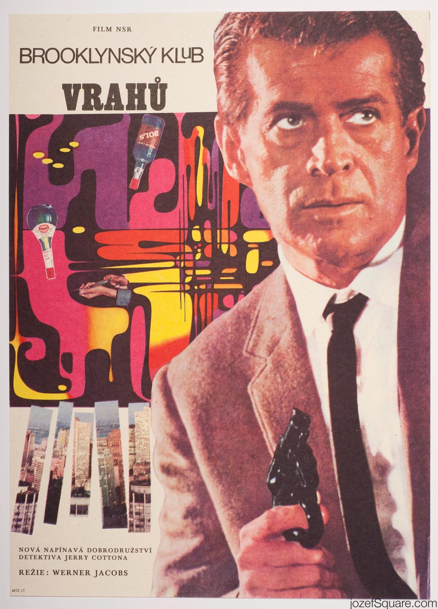 Movie Poster, Murderers Club of Brooklyn, 70s Cinema Art