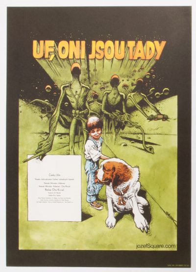 Movie Poster, Karel Saudek, 90s Cinema Art
