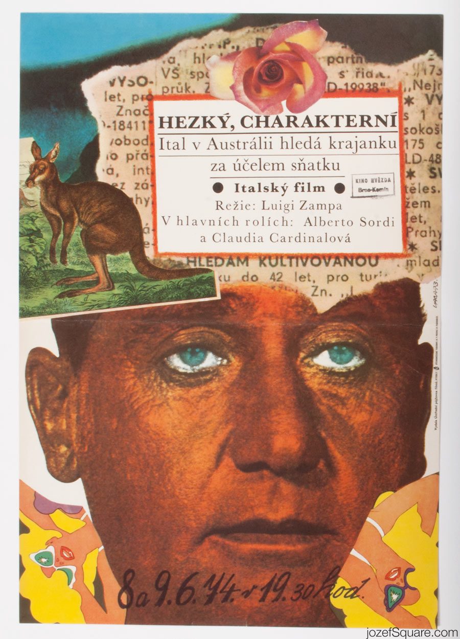 Movie Poster, Girl in Australia, Karel Vaca