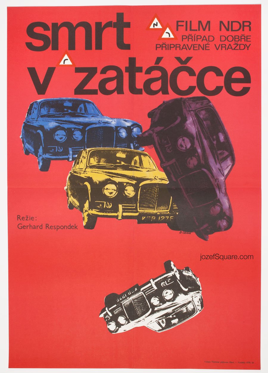 Movie Poster – Death on the Road, Michal Machoň, 1972