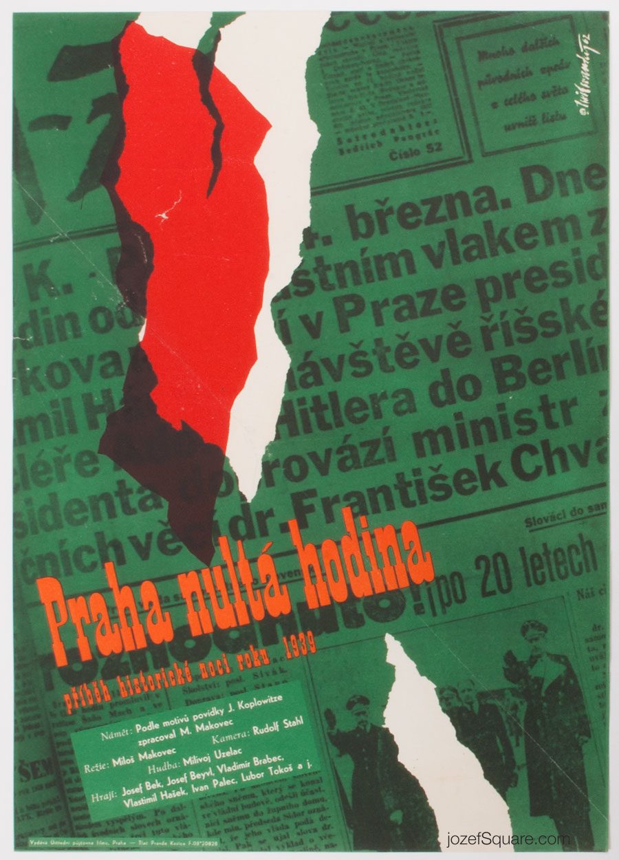 Movie Poster, Prague at Zero Hour, Jaroslav Milovansky