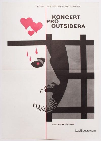 Movie Poster, Concert for an Outsider, 70s Cinema Art