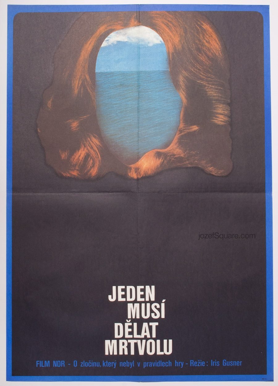 Movie Poster, Somebody's got to be the Corpse, 70s Cinema Art